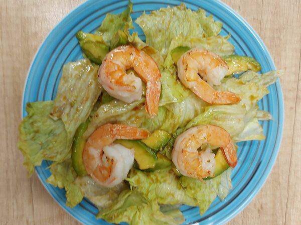 Cуши-соро - Салат Эби сарада