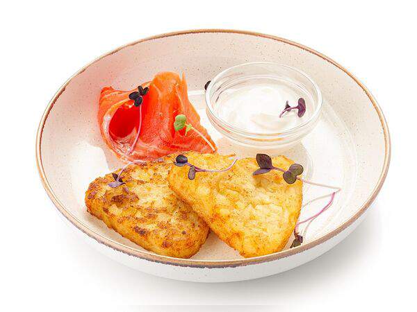 Шоколадница - Хашбраун с лососем