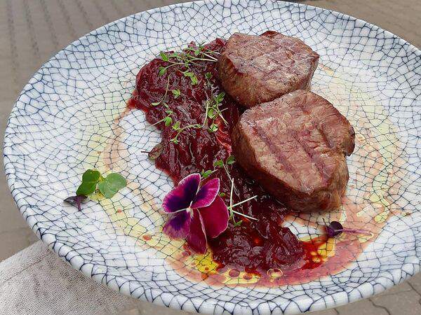 Ristorante Da Claudio - Стейк с карамелизированным луком