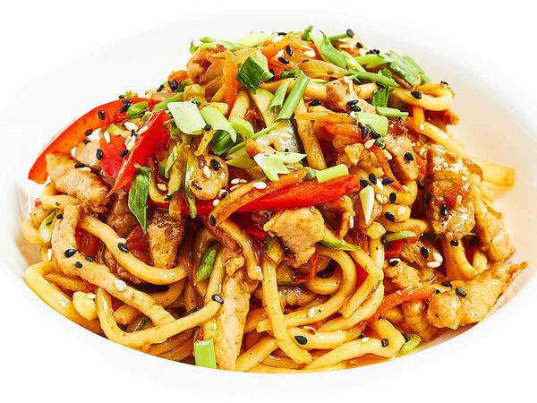 Унга - Wok со свининой