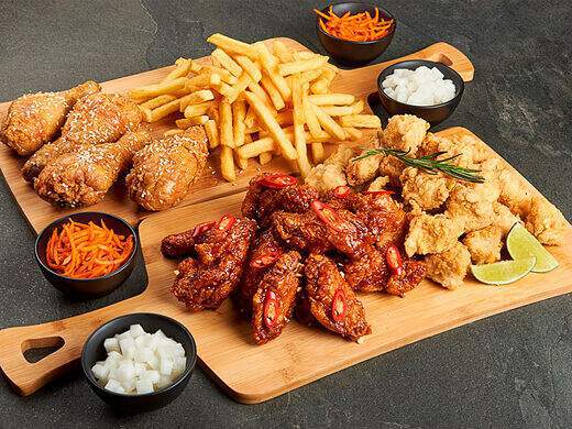 Kannam Chicken - Комбо для четверых Большой Крылья, ножки и филе