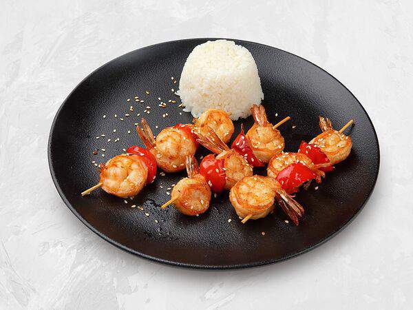 Нэцкэ - Шашлычок из креветок