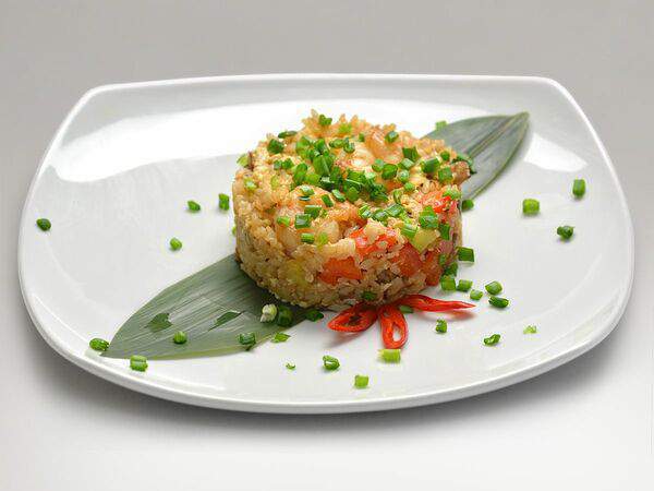 Зебры - Рис с креветками и овощами