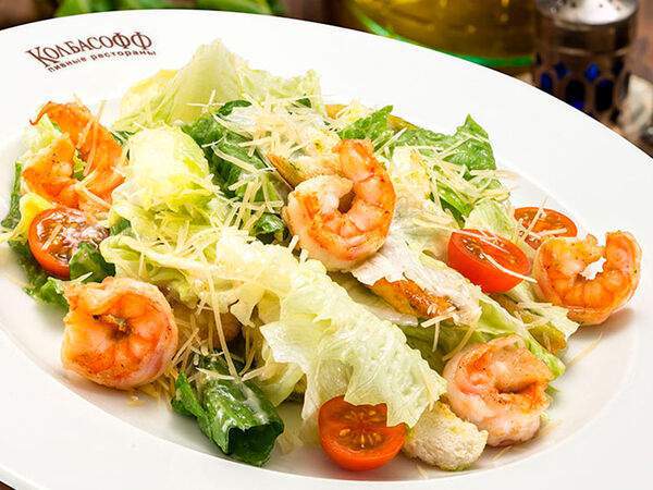 Колбасофф - Салат Цезарь креветки