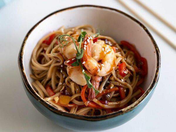 Грин доставка - Удон с креветками