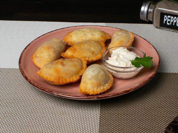 Папа Блин - Вареники мясные жареные