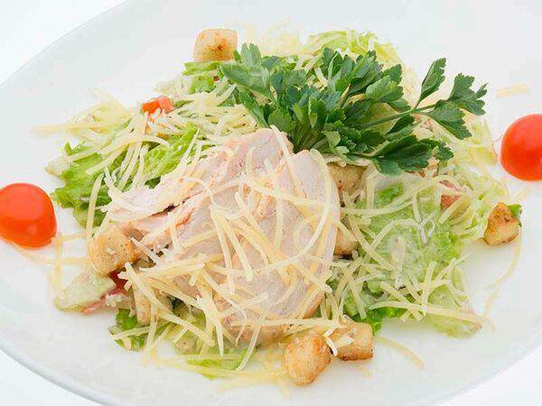 Саюри - Салат Цезарь с курицей