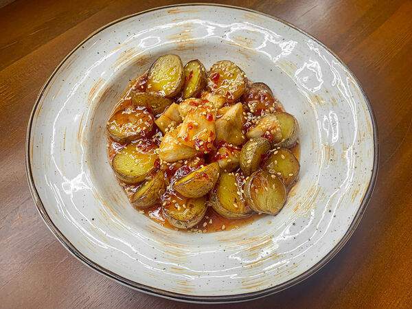 The Kitcha - Куриное филе с картофелем бэби и сладким соусом