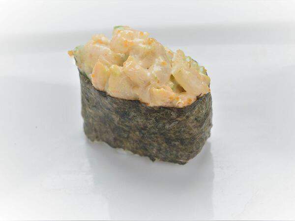 Самба суши - Гункан креветка салатная