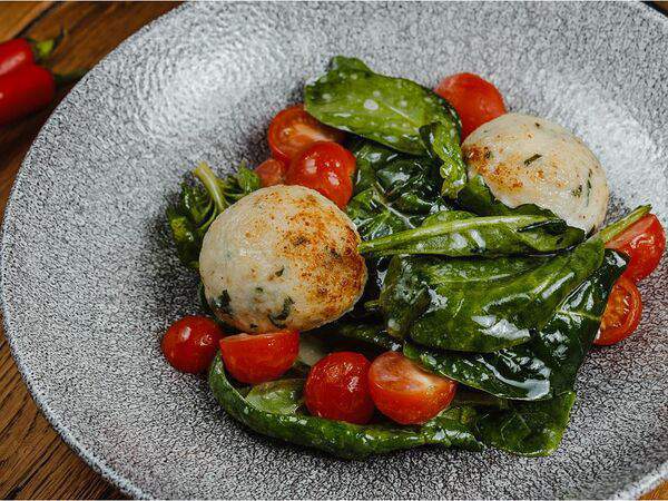 Пиноккио Djan - Котлеты из щуки со шпинатом