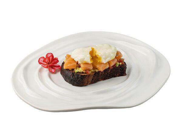 Жемчужина - Гранд брускетта с лососем