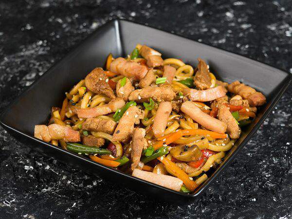 Филадельфия - Лапша курица с беконом