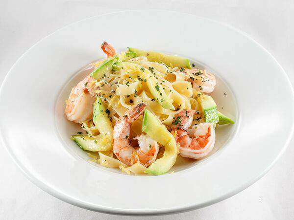 Сенсей - Феттуччине с креветкой