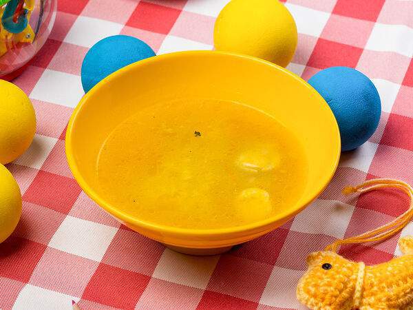 Кафе Отдых - Суп Куриный с веселыми буковками