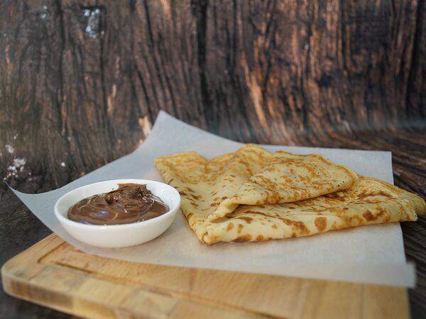 Кафе Блинная масленица - Блин с шоколадной пастой Nuttella