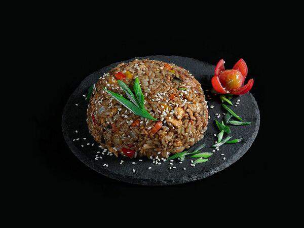 Японапапа - Рис Тяхан с курицей и овощами