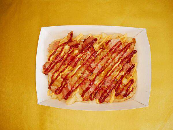 Кукуруза - Фри с беконом Bbq