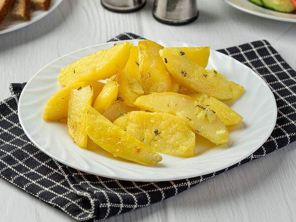 Сактон - Картофель запеченный дольками
