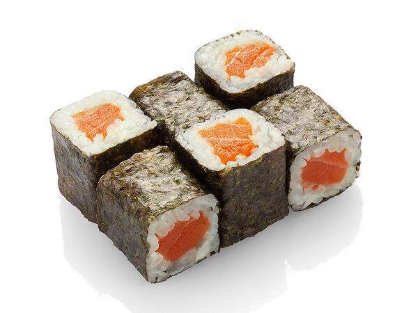 Урюк - Ролл с лососем