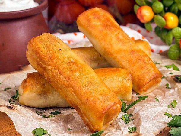 Мушмула - Блинчики с мясом