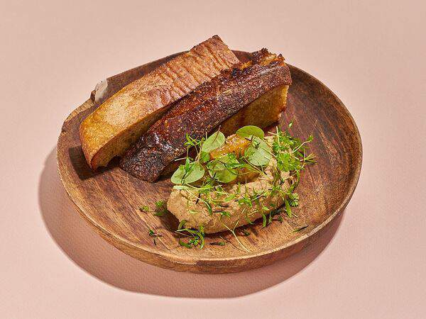 Мука & Вода - Паштет из куриной печени с грушевой мостардой