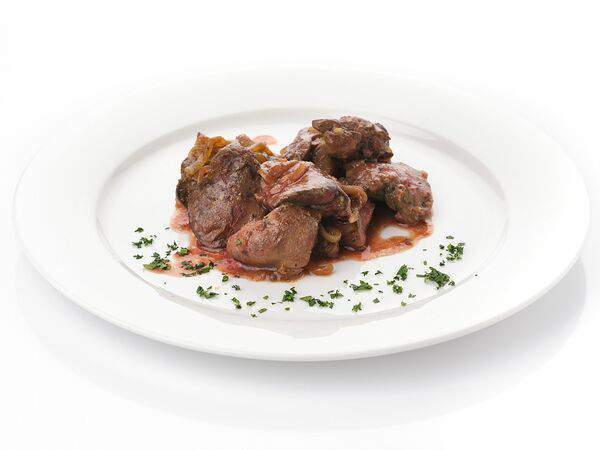 Ближе к делу - Куриная печень с грибами