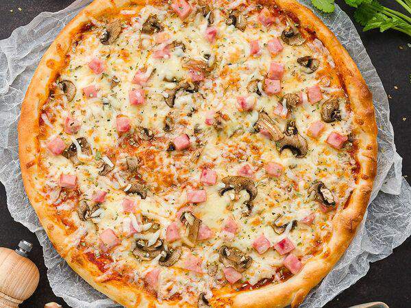 Рыба закусывала - Пицца Ветчина и грибы