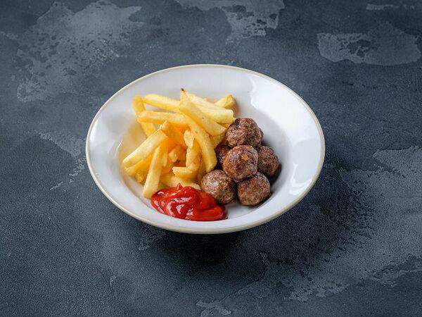 Тарантино - Митболы с картофелем фри For kids