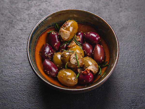 Krevetka Seafood - Оливки по-лигурийски