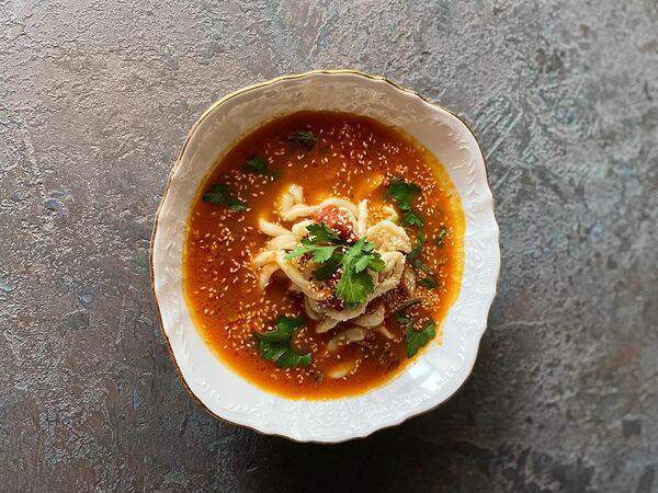 Ресторан Каре - Лагман с вытянутой лапшой