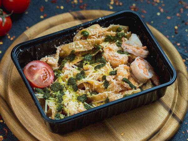 Pelikan - Феттуччине с креветками