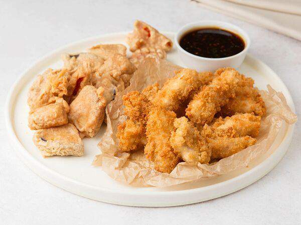 Доставкин - Хрустящий цыпленок с овощами темпура