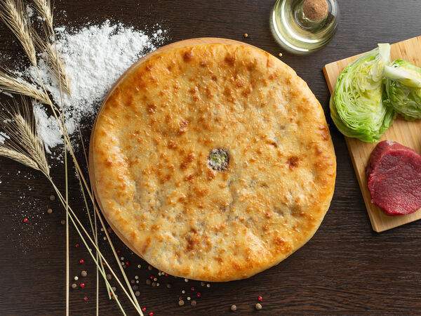 Дары Осетии - Пирог с говядиной и капустой