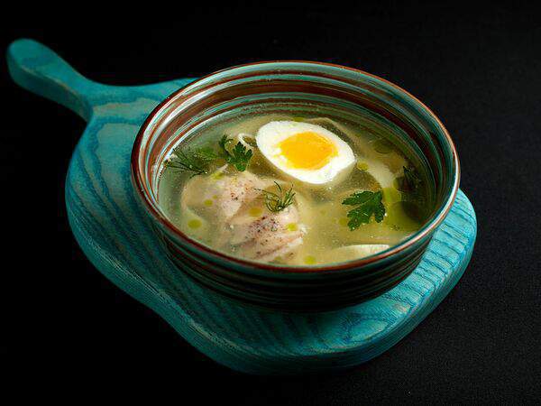 Sundali - Суп-лапша с куриным филе и яйцом