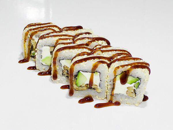 Rollcity - Ролл Филадельфия с угрем в кунжуте