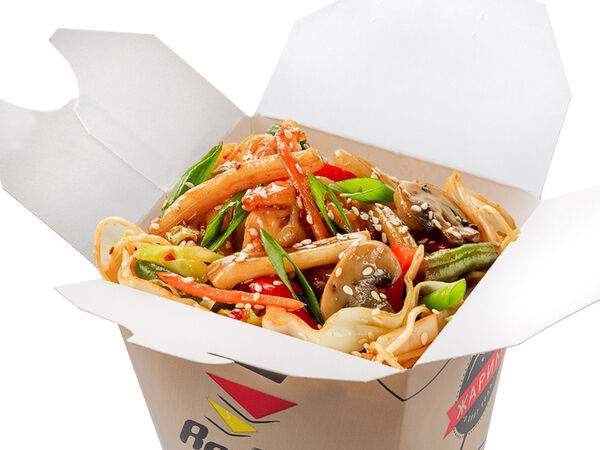 Rapido - Вок Креветка и кальмар с лапшой