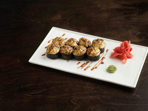 Папа Гришин - Ролл с мидиями и курицей