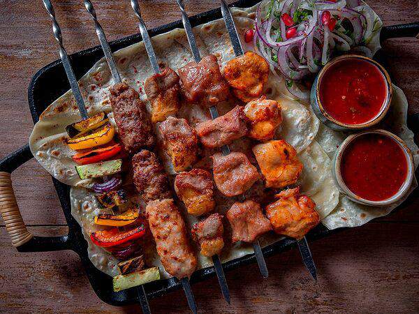 Ткемали - Мини-ассорти на мангале