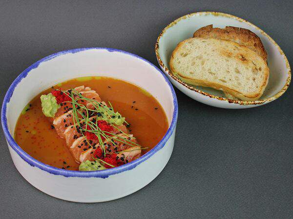 Бар Сплетни - Лосось татаки