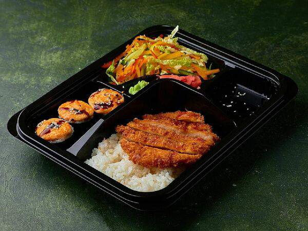 Takara - Бентоланч №3 Шницель с рисом и суп на выбор