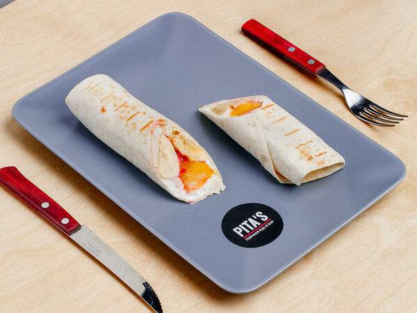 Pita's - Шаверма с манго, яблоком и малиной