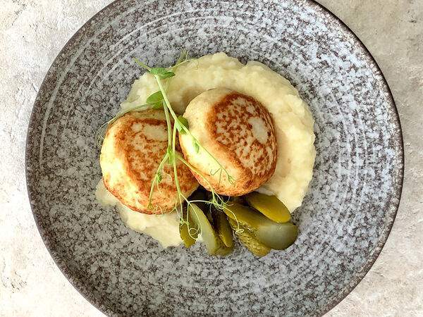 Лето на поляне - Куриные котлеты с картофельным пюре