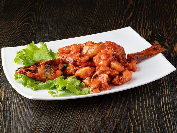 Кунгфу - Щука в кисло-сладком соусе