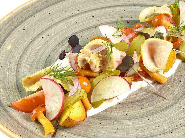 Milk - Салат с молодым картофелем и опятами