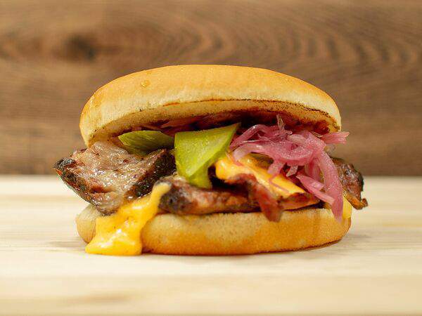 Реберная Промясо - Бургер с говяжьим ребром барбекю