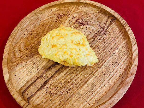 Хачапури и хинкали - Куриное филе с пюре под сыром