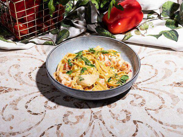 Перчини - Тальятелле с морепродуктами