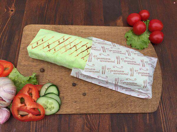 Да! Шаурма - Турецкая шаурма в шпинатном лаваше