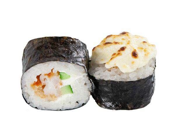 Сытый ниндзя - Запеченный ролл с креветкой