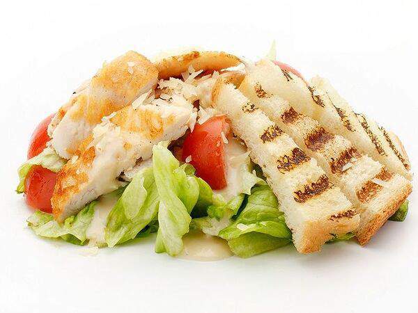 Тот самый R & S - Салат Цезарь с креветками